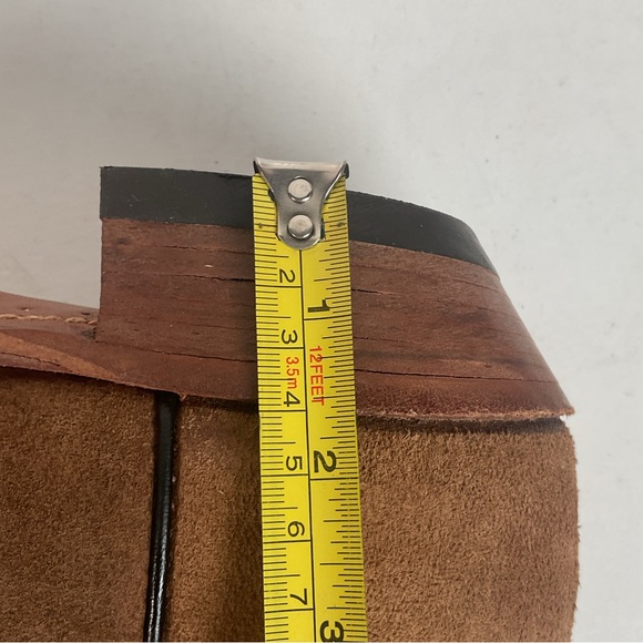 1960s Rodeo Suede Cowboy Boots 11.5 D Rough Out USA Made - Picture 6 of 16